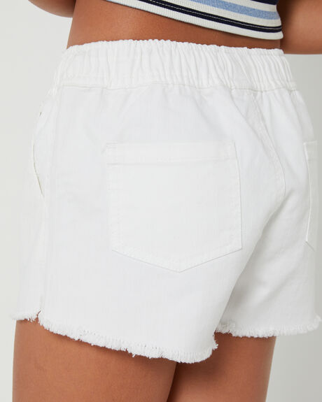 WASHED WHITE KIDS GIRLS SWELL SHORTS + SKIRTS - S6222231WASW