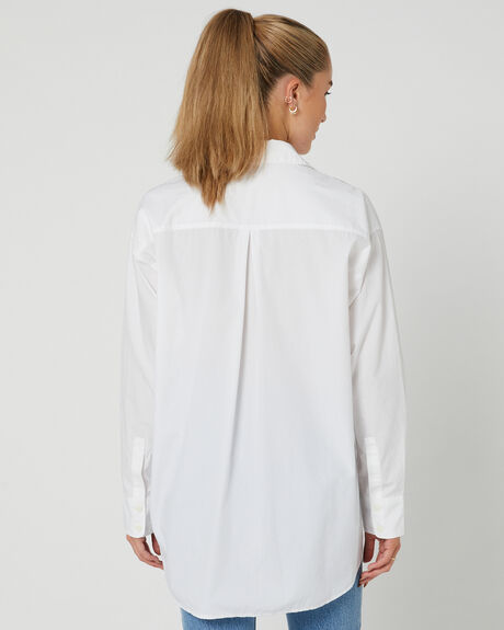 BRIGHT WHITE WOMENS CLOTHING LEVI'S SHIRTS - A3362-0000