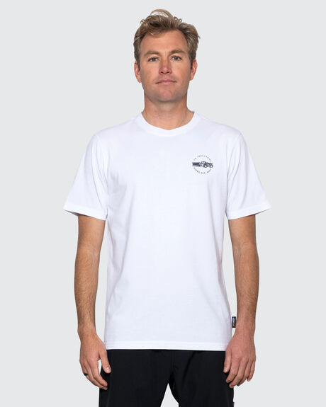 WHITE MENS CLOTHING JS INDUSTRIES GRAPHIC TEES - JSCBT2