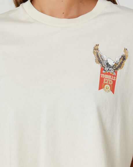 HERITAGE WHITE WOMENS CLOTHING THRILLS TEES - WTA23-137AWHT