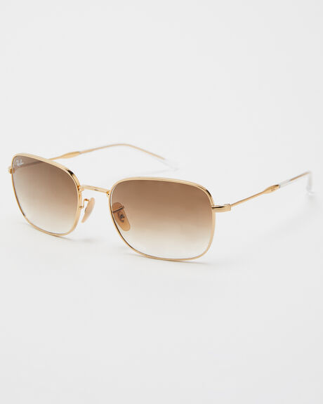 GOLD MENS ACCESSORIES RAY-BAN SUNGLASSES - 0RB3706-00151