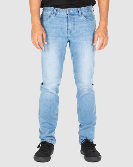 BLUE MENS CLOTHING UNIT JEANS - 223118001-BLUE