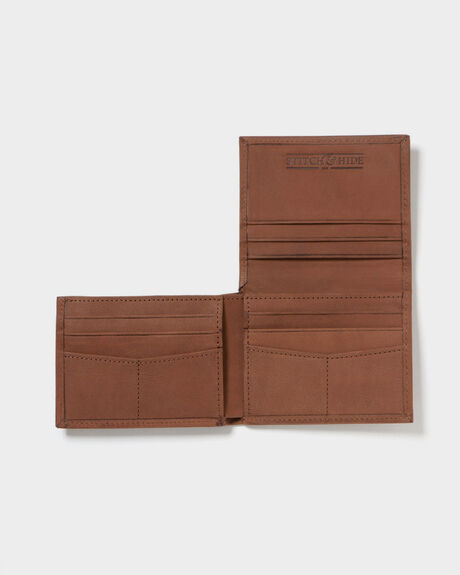 CAFE MENS ACCESSORIES STITCH AND HIDE WALLETS - MW_HUGO_CAFE