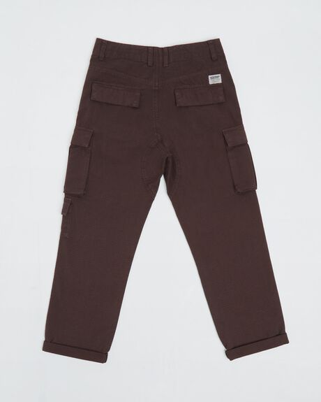 BROWN KIDS YOUTH BOYS SPENCER PROJECT PANTS - 1000104713-BRN-8-9