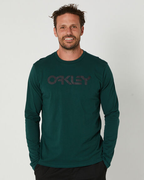 HUNTER GREEN MENS CLOTHING OAKLEY T-SHIRTS + SINGLETS - FOA4040127BC