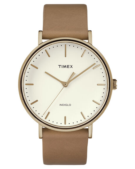 ROSE GOLD TAN MENS ACCESSORIES TIMEX WATCHES - TW2R26200RSEGD