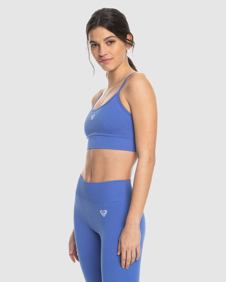 ULTRA MARINE WOMENS ACTIVEWEAR ROXY SPORTS BRAS - ERJKT04106-BKD0