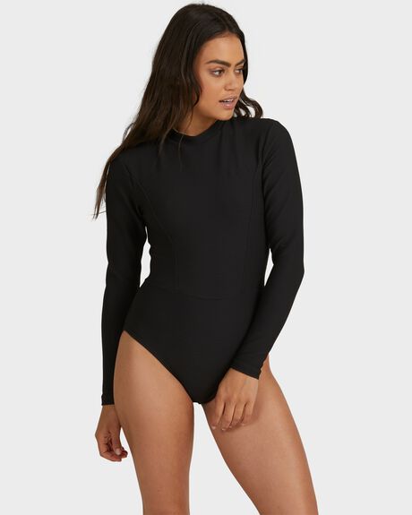 BLACK SURF WOMENS BILLABONG RASHVESTS - UBJWR00150-BLK