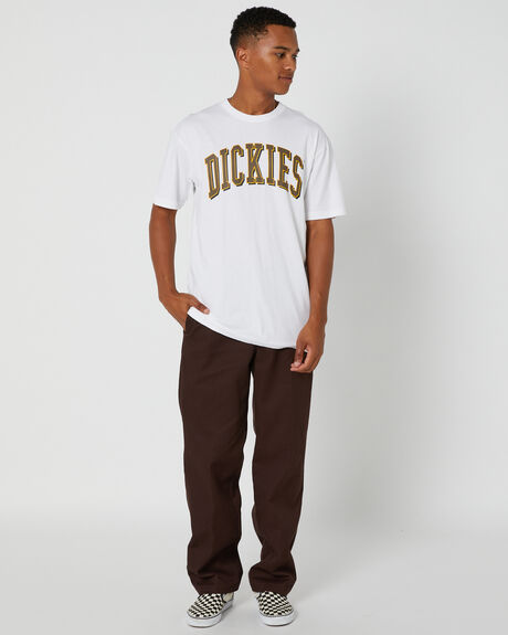 WHITE MENS CLOTHING DICKIES GRAPHIC TEES - DM123-SS06WHITE