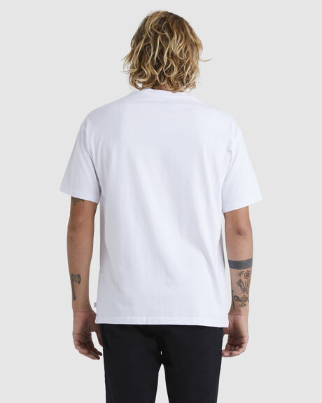 WHITE MENS CLOTHING QUIKSILVER GRAPHIC TEES - EQYZT07172-WBB0