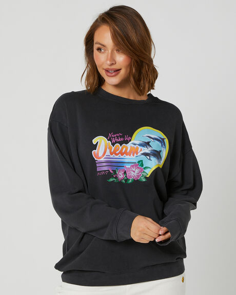 VINTAGE BLACK WOMENS CLOTHING MISFIT JUMPERS - MT126305VBLK