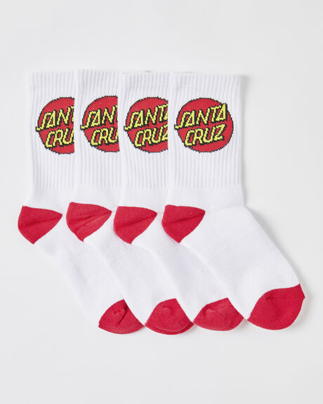 WHITE KIDS BOYS SANTA CRUZ SOCKS + UNDERWEAR - SB1221601WHT