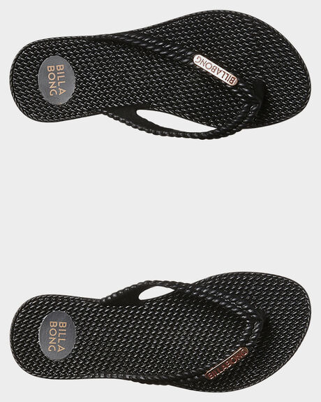 BLACK KIDS GIRLS BILLABONG THONGS - 5661853BLK