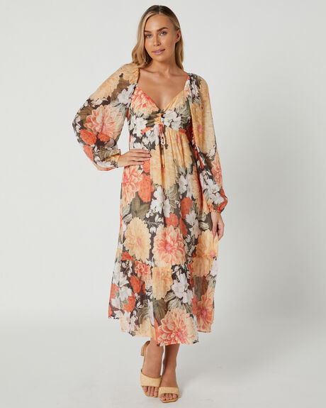 VINTAGE FLORAL WOMENS CLOTHING MINKPINK DRESSES - MG2303456-VINFL