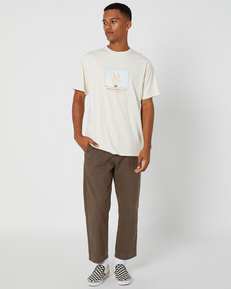 HERITAGE WHITE MENS CLOTHING THRILLS GRAPHIC TEES - TA23-135AHERIT