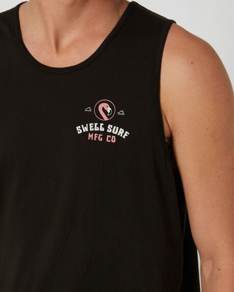 BLACK MENS CLOTHING SWELL SINGLETS + TANKS - S5232289BLACK