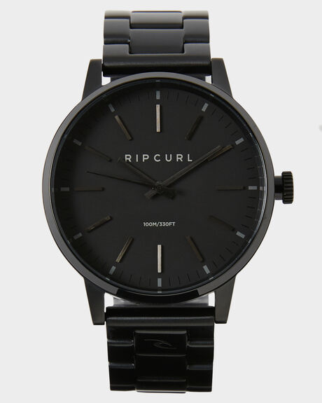 Rip Curl Cambridge Silicone Watch Black White Black SurfStitch