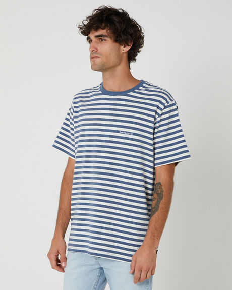 NAVY MENS CLOTHING RUSTY STRIPE TEES - TTM2680NAV