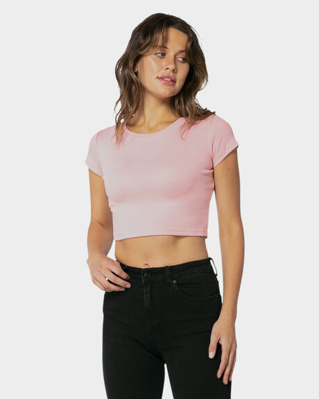 PINK WOMENS CLOTHING ONEBYONE TEES - OBO-966-S