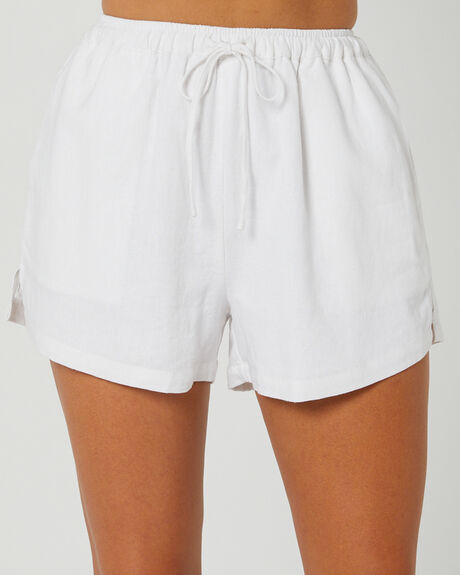 WHITE WOMENS CLOTHING THE HIDDEN WAY SHORTS - H8232231WHI