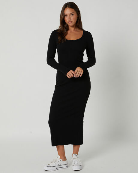 BLACK WOMENS CLOTHING SILENT THEORY DRESSES - 60X5225.BLK