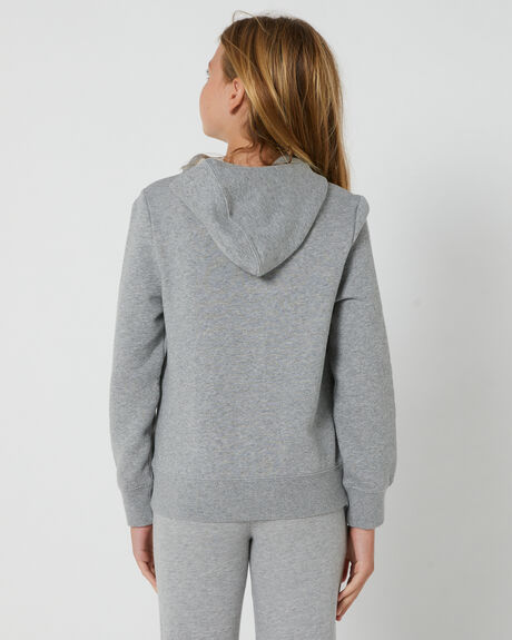 GREY HEATHER KIDS YOUTH GIRLS HURLEY JUMPERS + HOODIES - AGFL22Q1OAH063