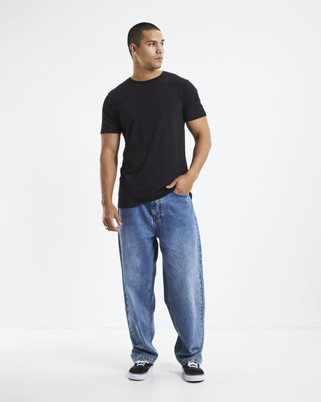 BLACK MENS CLOTHING GENERAL PANTS CO. BASICS T-SHIRTS + SINGLETS - 10976500013