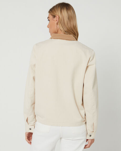 NATURAL WOMENS CLOTHING BRIXTON JACKETS - 03398NAT