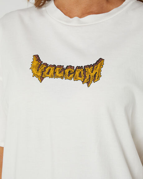 STAR WHITE WOMENS CLOTHING VOLCOM TEES - B3512312SWH