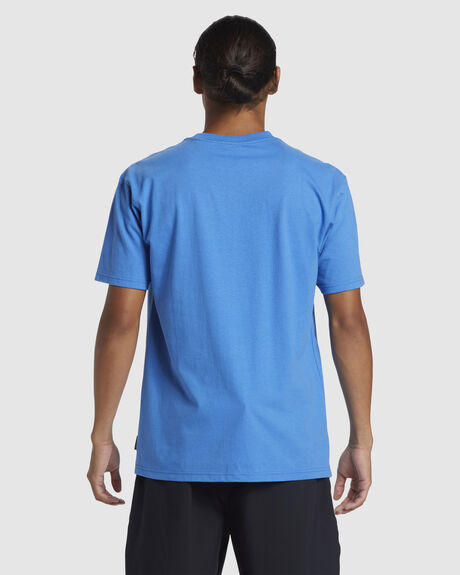 NEBULAS BLUE MENS CLOTHING QUIKSILVER T-SHIRTS + SINGLETS - AQYZT09910-BQV0