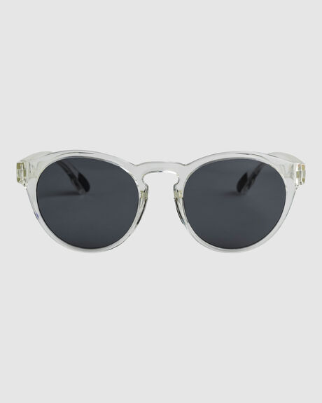 CLEAR GREY WOMENS ACCESSORIES ROXY SUNGLASSES - ERJEY03121-XWWS