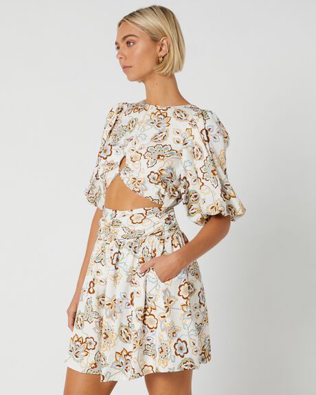 IMPRESSION PRINT WOMENS CLOTHING MON RENN DRESSES - MRS223004IMPS