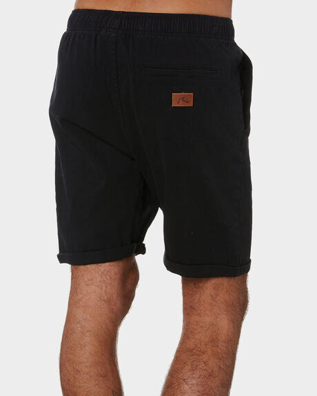 BLACK MENS CLOTHING RUSTY SHORTS - WKM0758BLK