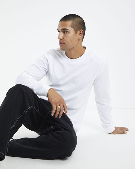 WHITE MENS CLOTHING GENERAL PANTS CO. BASICS T-SHIRTS + SINGLETS - 11526200018