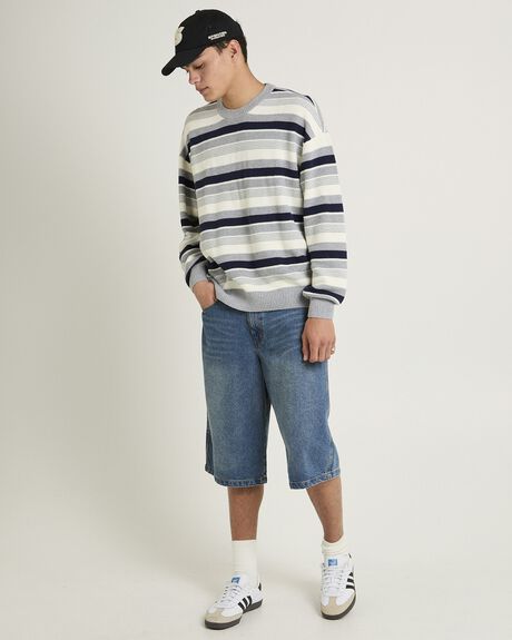 GREY MENS CLOTHING SPENCER PROJECT KNITS + CARDIGANS - SPMW25834-GRY-S