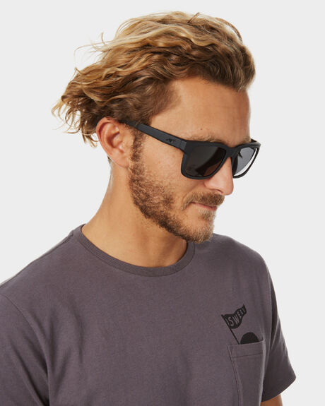 MATTE BLACK GREY MENS ACCESSORIES ARNETTE SUNGLASSES - AN4218-03BLKGY