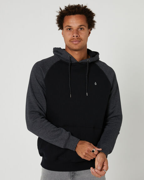 BLACK MENS CLOTHING VOLCOM HOODIES - A4132216BLK