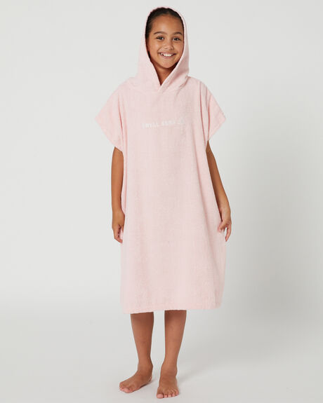 PINK KIDS GIRLS SWELL TOWELS - S62211611PNK