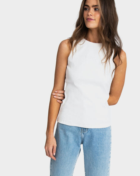 WHITE WOMENS CLOTHING ONEBYONE SINGLETS - OBO-1042-XS