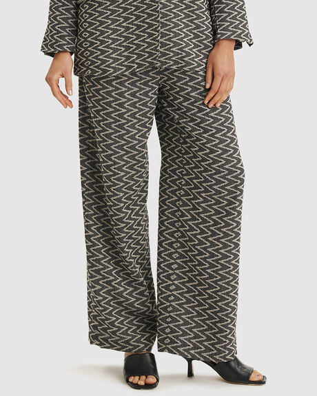 BLACK WOMENS CLOTHING SUMMERY COPENHAGEN PANTS - S3054-465