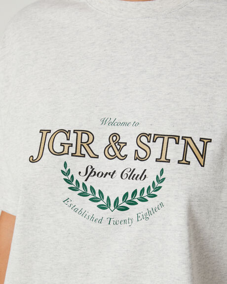 SNOW GREY MARLE WOMENS CLOTHING JGR AND STN T-SHIRTS + SINGLETS - JSW190