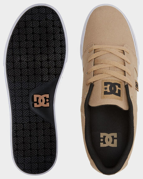 TAN MENS FOOTWEAR DC SHOES SNEAKERS - 303190-TAN