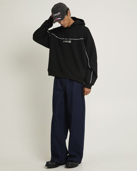 BLACK MENS CLOTHING SPENCER PROJECT HOODIES - SPMW25888-BLK-S