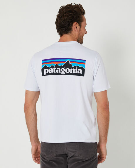 WHITE MENS CLOTHING PATAGONIA GRAPHIC TEES - 38504WHI