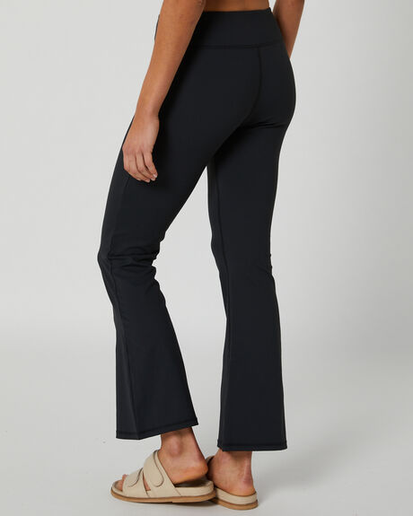 BLACK WOMENS ACTIVEWEAR RIP CURL LEGGINGS + PANTS - 027WPA0090