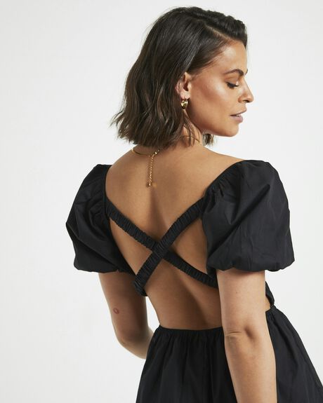 BLACK WOMENS CLOTHING SUBTITLED DRESSES - 1000105788-BLK-XS