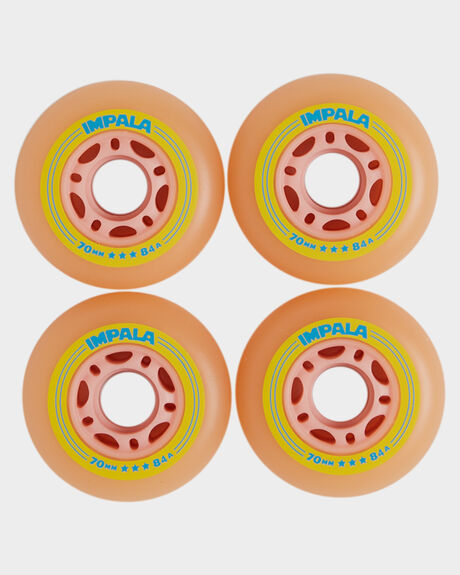 PINK YELLOW SKATE SKATE IMPALA INLINE AND ROLLER SKATES - IMPINWHLPKYEL