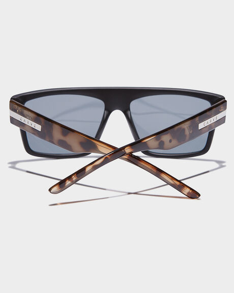 MATTE BLACK TORT MENS ACCESSORIES CARVE SUNGLASSES - 2261MTBTR
