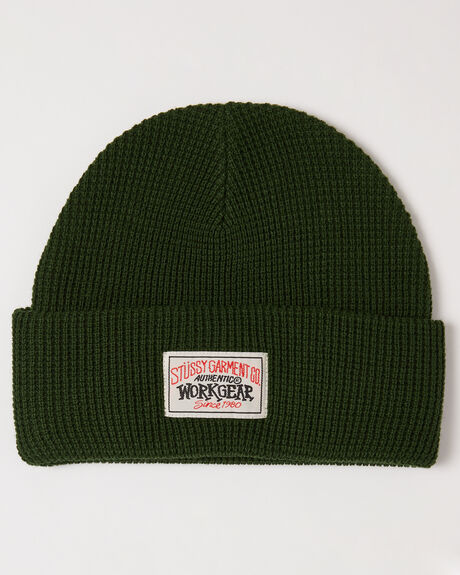 FERN GREEN MENS ACCESSORIES STUSSY HEADWEAR - ST735030FRNGRN