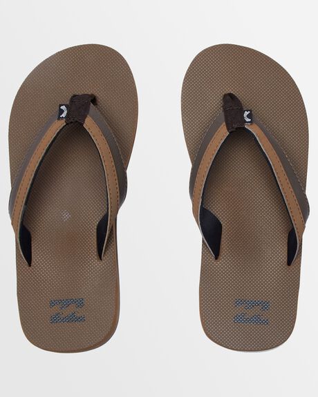 CAMEL KIDS BOYS BILLABONG SLIDES + THONGS - BFOT1BAD-CAM